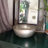 کاسه قدیمی بزرگ جنس مس