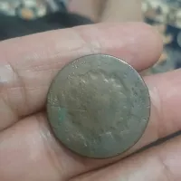 سکه ی زمان ناصرالدین شاه قاجار