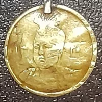 سکه یک قران احمد شاه ۱۳۳۵ طلا