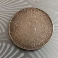 سکه ۵ مارک آلمان سال 1974