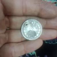 سکه نقره ۵ ریالی سال 1324