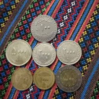 تعدادی سکه های ایرانی دوره جمهوری