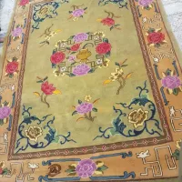 فرش دستبافت قشقایی 6 متری قدمت دار ۸۰ ساله
