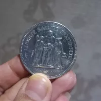 سکه هرکول 50 فرانک فرانسه 1979