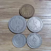 ست کامل سکه های جمهوری سال 1360 - کد 7315