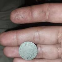 سکه ۱۰۰ دینار ۱۳۱۸ مظفرالدین شاه