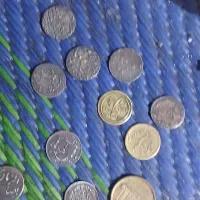 تعدادی سکه قدیمی یا صاحب الزمان، مبارک باد، ربعی ۱۳۱۵