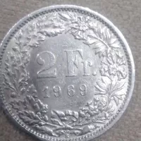 سکه فرانک سوئیس تاریخ ۱۹۶۹