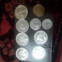 تعدادی سکه قدیمی شاهی و جمهوری