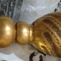 جام قدیمی دست ساز با عیار کم و کد اعداد فارسی و مهر 