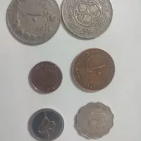 6 عدد سکه ایرانی و خارجی