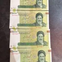 اسکناس 10 هزار تومانی سوپر بانکی نو شماره سریال رند 