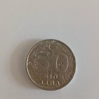 سکه 50 BIN LIRA ترکیه ضرب سال 2000